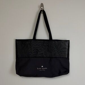 Kate Spade Black and white lightweight large Tote bag